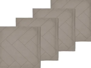 Södahl Kitchen>Cloth napkins Damask 4 pieces, taupe –