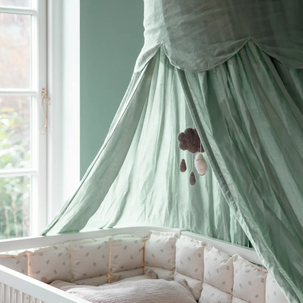 cloud_canopy_dust_green___1.webp Kids Sebra Interior Bed Canopies | Changing Pad>Cloud Canopy, Dust Green – Sebra