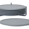 Zone Denmark Kitchen>Coasters Singles Set of 6, dark grey – Zone