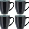 Bitz Kitchen>Coffee Cup Set of 4, Dark Blue –