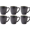 Bitz Kitchen>Coffee cups 0.19 l 6 pieces, black / green –