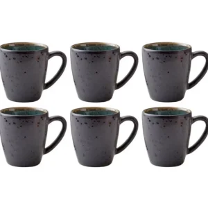 Bitz Kitchen>Coffee cups 0.19 l 6 pieces, black / green –