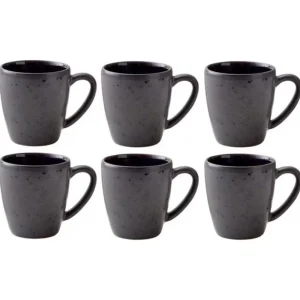 Bitz Kitchen>Coffee cups 0.19 l 6 pieces, Black / dark blue –