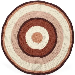 Kids Sebra Interior Rugs And Playmats>Crochet floor mat, dreamy rose – Sebra