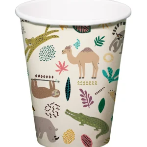 Kids Nordichaus Birthday / Party>Cups Zoo Party 250 ml – 6 pieces