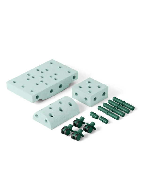 Kids Modu Christmas Toys | Balance Toys>Curiosity Set Ocean Mint / Forest Green –
