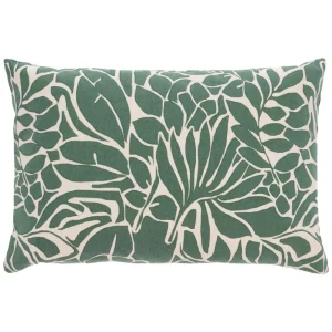 Södahl Textiles | Bedroom>Cushion Abstract Leaves 60 x 40 cm, Green –