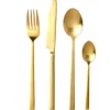Bitz Kitchen>Cutlery set brass 16 pieces –
