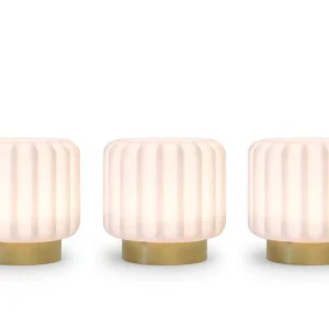 Atelier Pierre Outdoor | Lamps & Lighting>Dentelles Table lamps 3 pcs. Ø9 Gold –