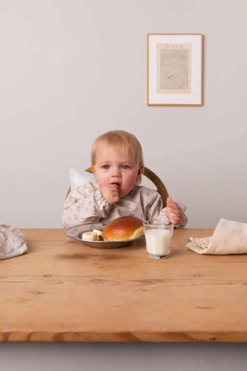 dining_apron_ls_little_ac_1.webp Kids Marmar Copenhagen Dinnertime>Dining Apron LS, Little Acorns –