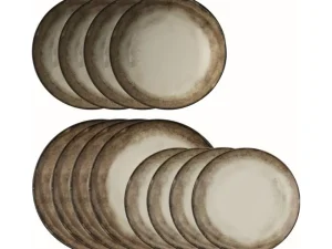 Nordichaus Kitchen>Dinner plate set, Earth 12 pieces