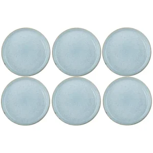 Bitz Kitchen>Dinner plates Ø27 cm – 6 pieces – Light blue –