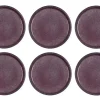 Bitz Kitchen>Dinner plates Ø21 cm – 6 pieces – Violet –
