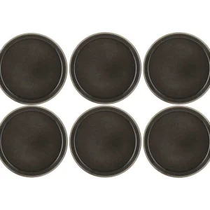 Bitz Kitchen>Dinner plates Ø21 cm – 6 pieces – grey –