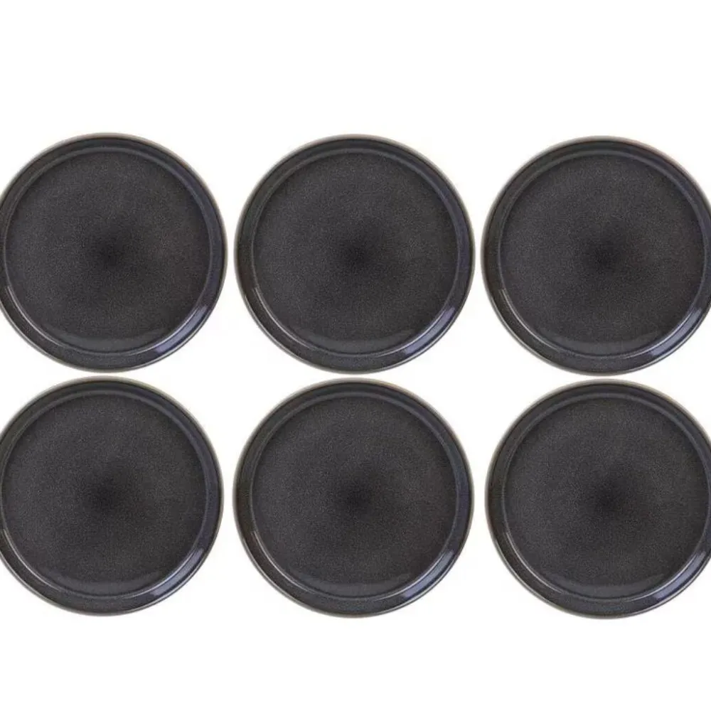 dinner_plates__cm__pieces_0.webp Bitz Kitchen>Dinner plates Ø27 cm, 6 pieces Grey Black –