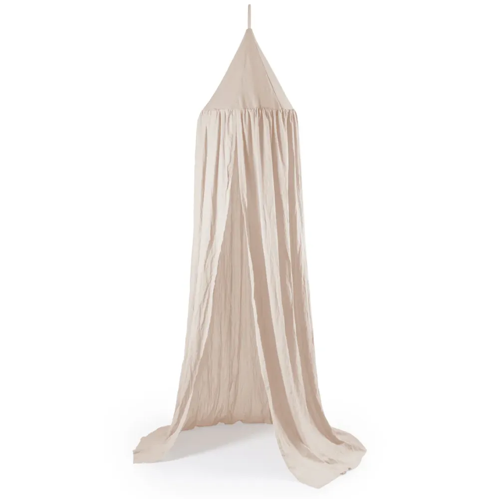 dobby_weave_canopy_birchb_0.webp Kids Sebra Interior Bed Canopies>Dobby Weave Canopy, Birchbark rose – Sebra