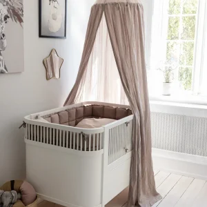 Kids Sebra Interior Bed Canopies>Dobby Weave Canopy, Jetty Beige – Sebra