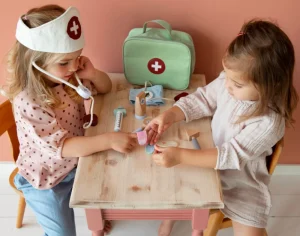 Kids Little Dutch Wooden Toys | Christmas Toys>Doctor’s bag playset –
