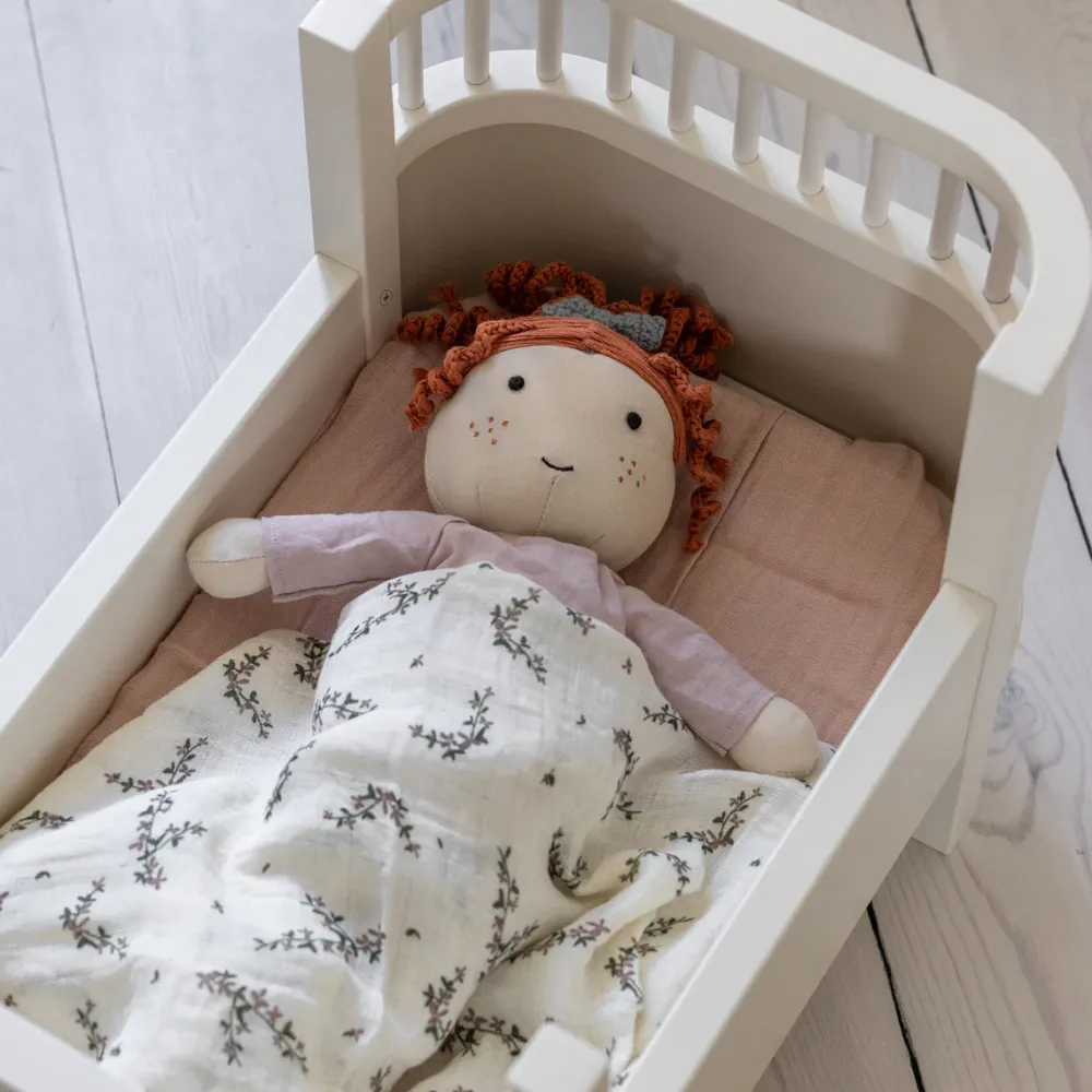 dolls_bed_and_mattress_wh_1.webp Kids Sebra Interior Wooden Toys | Doll Accessories>Doll’s Bed and mattress, White – Sebra