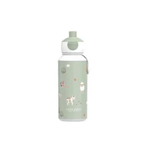 Kids Little Dutch Dinnertime>Drinking bottle pop-up Little Farm 400 ml –