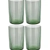 Bitz Kitchen>Drinking glass Kusintha 4 pieces, Green –