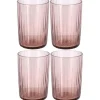Bitz Kitchen>Drinking glass Kusintha 4 pieces, Rose –