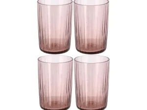 Bitz Kitchen>Drinking glass Kusintha 4 pieces, Rose –