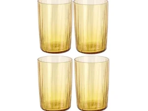 Bitz Kitchen>Drinking glass Kusintha 4 pieces, Amber –