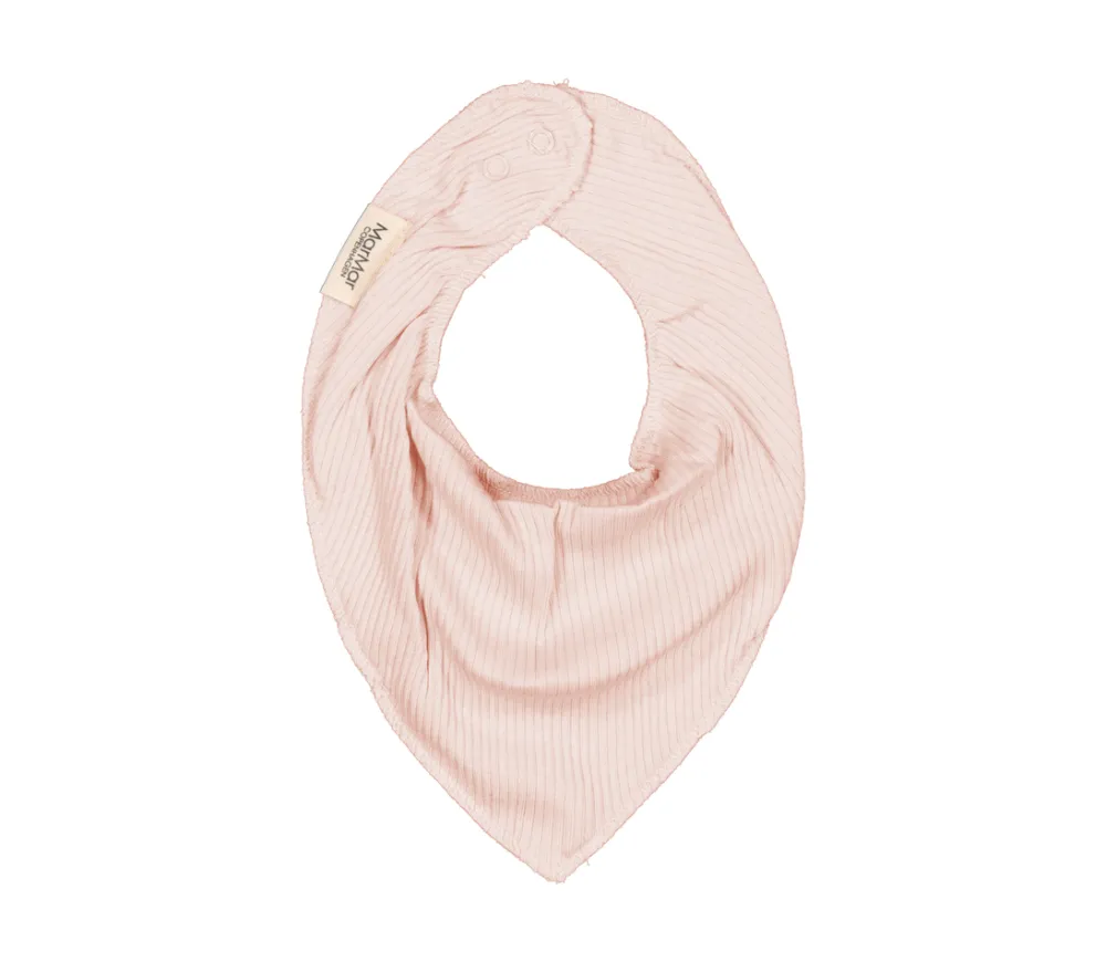 dry_bib_modal_barely_rose_0.webp Kids Marmar Copenhagen Baby Girl | Dinnertime>Dry Bib, Modal Barely Rose – Marmar