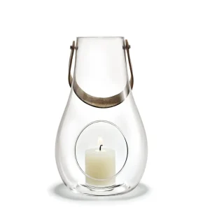 Holmegaard Candle And Holders | Outdoor>DWL Lantern H29 cm Clear –