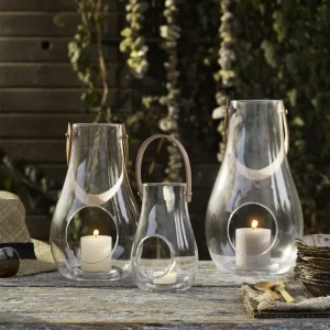 Holmegaard Candle And Holders | Outdoor>DWL Lantern H29 cm Clear –