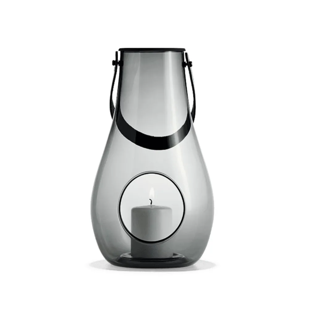dwl_lantern_h_cm_smoke__h_0.webp Holmegaard Candle And Holders | Outdoor>DWL Lantern H25 cm Smoke –