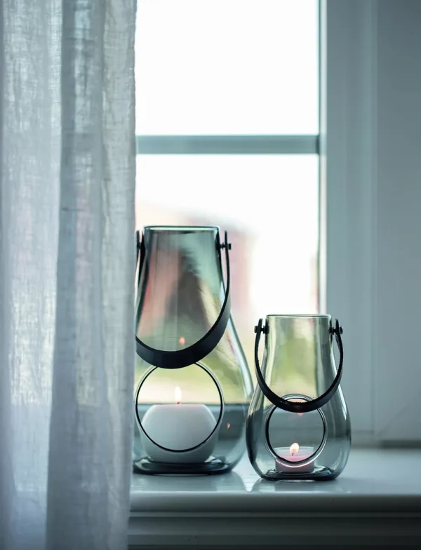Holmegaard Candle And Holders | Outdoor>DWL Lantern H25 cm Smoke –
