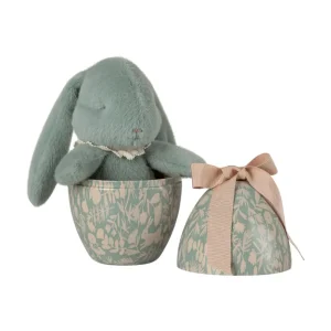 Kids Maileg Doll Accessories | Cuddly Toys>Easter egg with bunny, Mint –