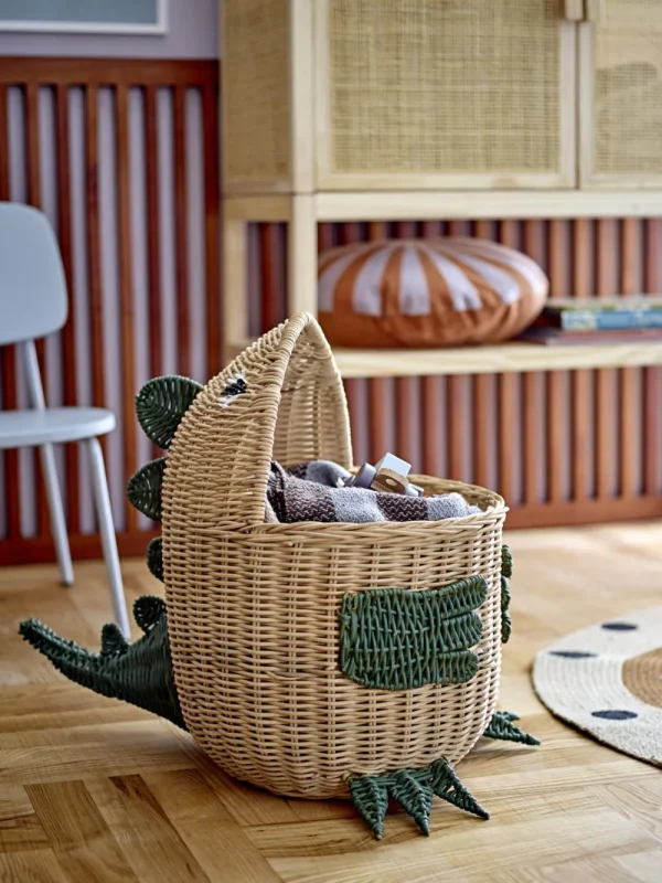 Kids Bloomingville Mini Storage>Eddi Basket, Nature, Rattan – Bloomingville