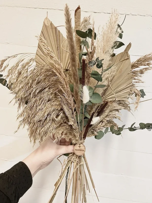 Rustikka – Dried Flower Bouquets Flowers>Eternity Bouquet, Palm Nature – Rustikka