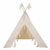 Kids Bloomingville Mini Outdoor Toys | Christmas Toys>Fardin Children´s Tipi, Nature, Cotton – Bloomingville