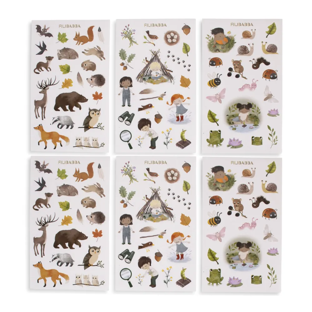 favourite_stickers_forest_0.webp Kids FILIBABBA Creativity>Favourite stickers, Forest friends –