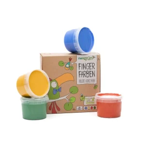 Kids Neogrün Creativity>Finger paint set of 4 “Aki” –