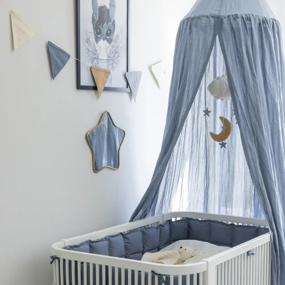 flags_doublesided_forest__1.webp Kids Sebra Interior Garlands | Birthday / Party>Flags double-sided, Forest lake blue – Sebra