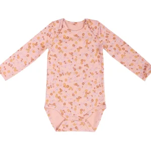 Kids Soft Gallery Baby Girl>Fleur ls body, Cameo Brown –
