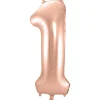 Kids Nordichaus Birthday / Party>Foil Balloon 1 Rose Gold – 86 cm