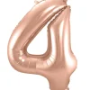 Kids Nordichaus Birthday / Party>Foil Balloon 4 Rose Gold – 86 cm