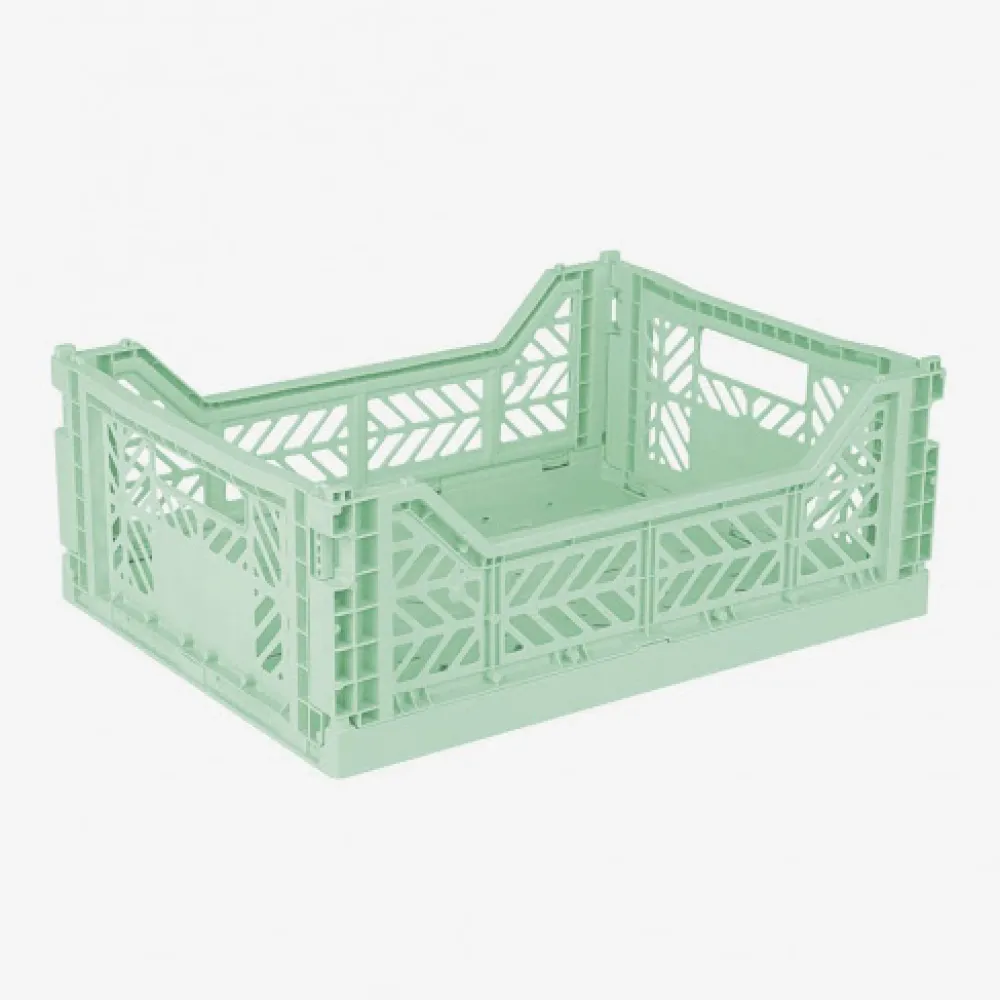 folding_box_midi_warm_min_0.webp Kids Ay-kasa Storage | Storage>Folding box midi, Warm Mint – Aykasa