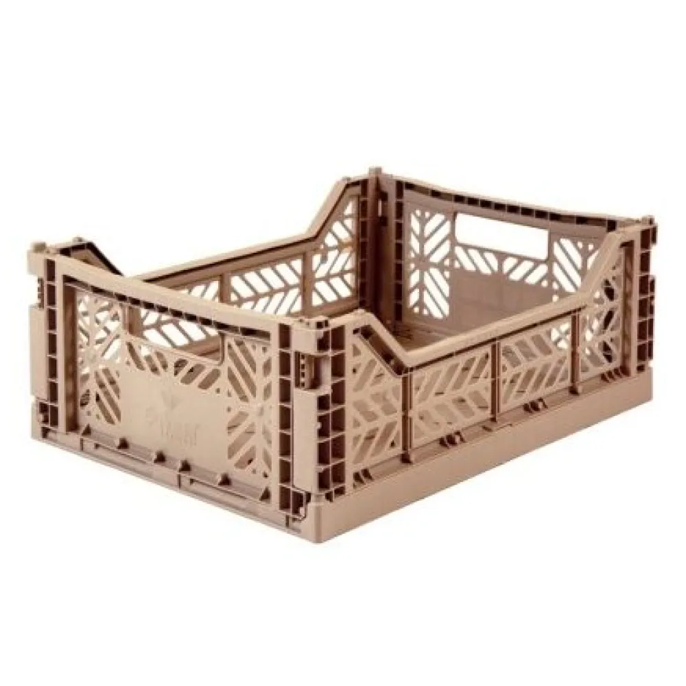 folding_box_midi_warm_tau_0.webp Kids Ay-kasa Storage | Storage>Folding box midi, warm taupe – Aykasa