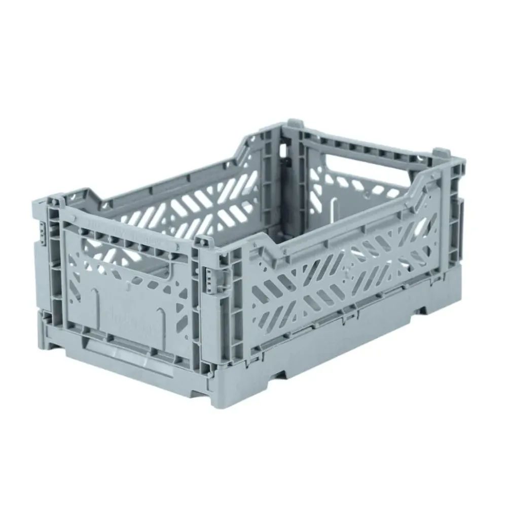 folding_box_mini_pale_blu_0.webp Kids Ay-kasa Storage | Storage>Folding box mini, pale blue – Aykasa