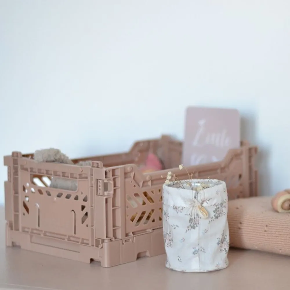 folding_box_mini_warm_tau_1.webp Kids Ay-kasa Storage | Storage>Folding box mini, warm taupe – Aykasa