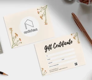 Nordichaus Gift Card / Gutschein>Gift card 200 CHF – Email