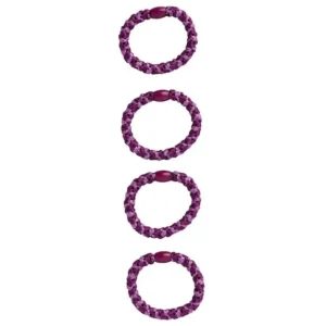 Kids Name It Teen Girls 8+>Hair elastic 4-pack, Grape Juice Glitter –