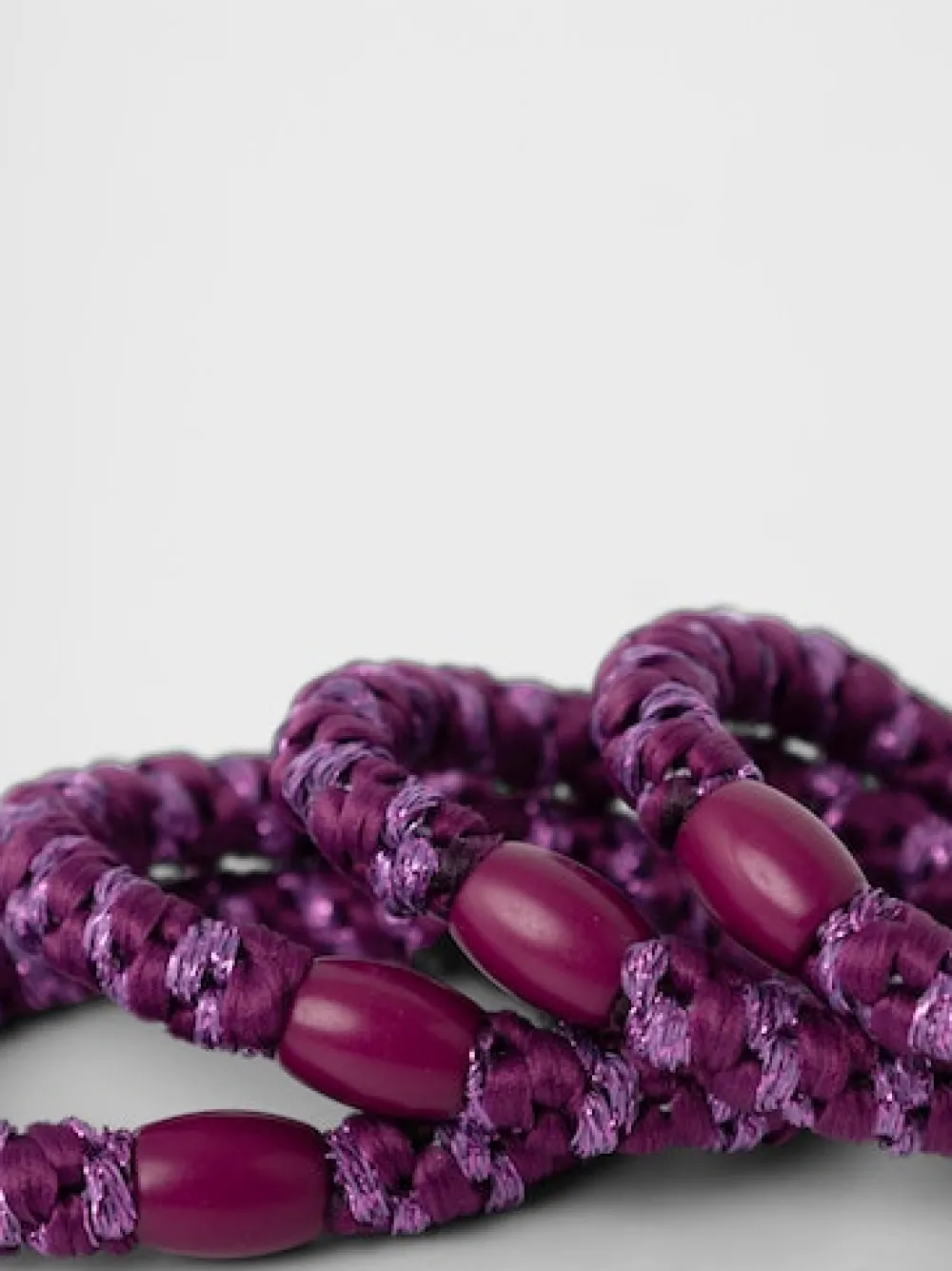 hair_elastic_pack_grape_j_2.webp Kids Name It Teen Girls 8+>Hair elastic 4-pack, Grape Juice Glitter –